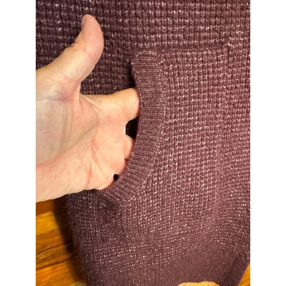 Time‎ and Tru Burgundy Cardigan Size Medium